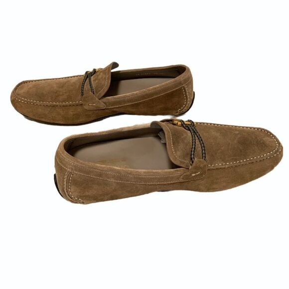 ❤️SOLD❤️Salvatore Ferragamo Front 4 Suede Driver Loafers - Picture 11 of 13